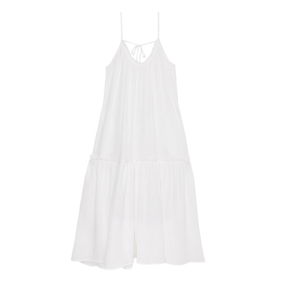MIKOH // ltd ed bonaire plunge thin adjustable strap voluminous maxi resort \'23